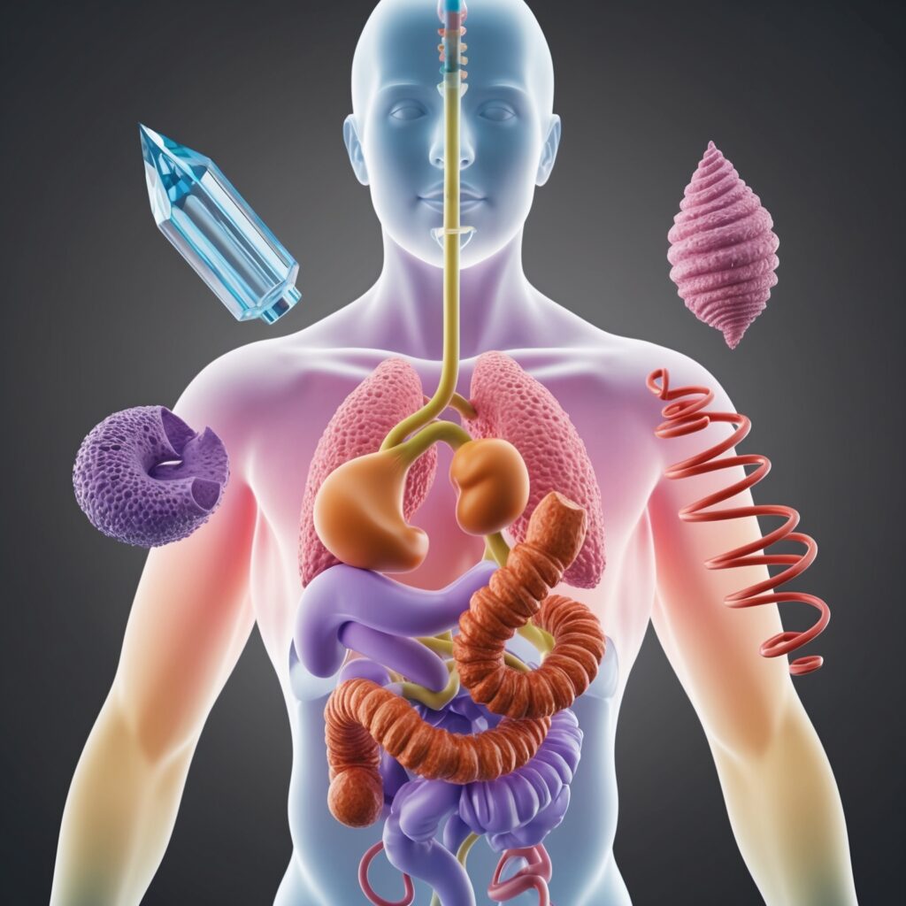 "Graphic representation of key hormones like cortisol, insulin, and adrenaline and their roles in health."