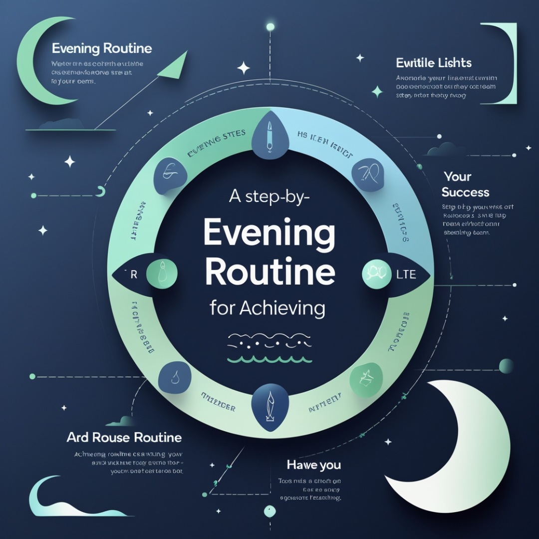 Step-by-step evening routine timeline for success