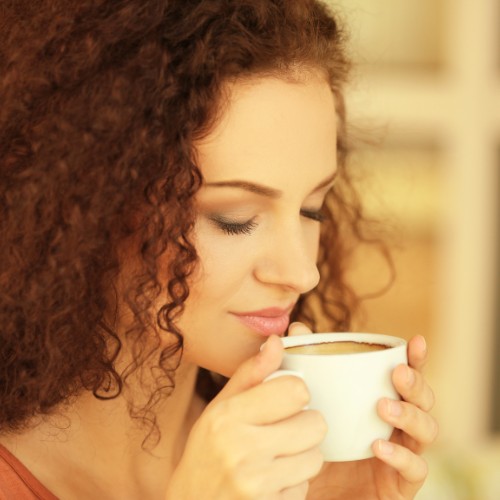 Practicing mindfulness through savoring tea. Practicing mindfulness through savoring tea.