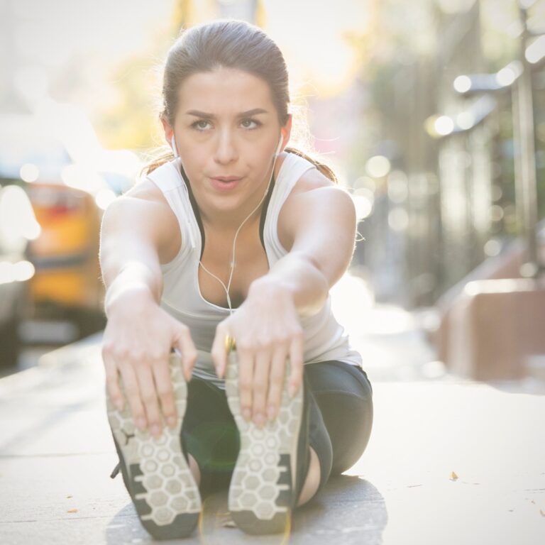 Cool-down stretch after a workout for effective recovery