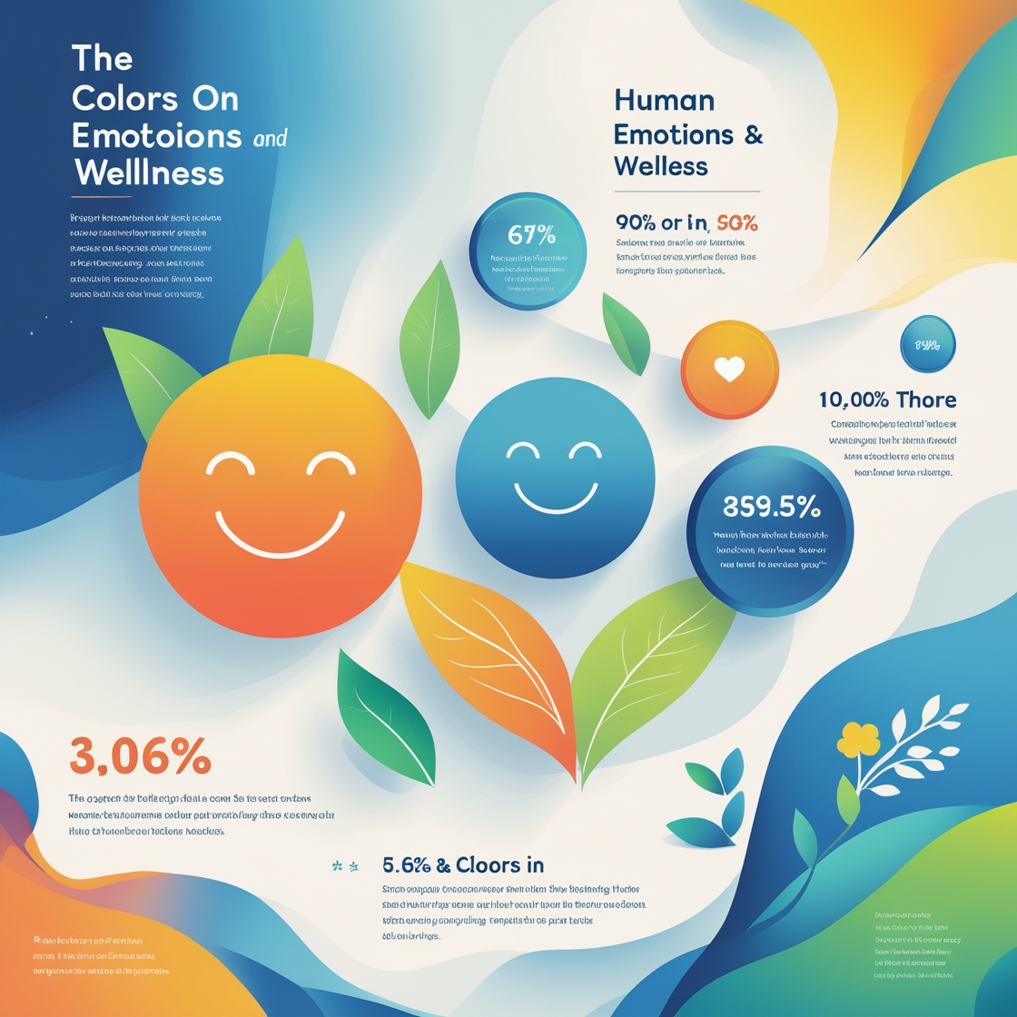 A_vibrant_and_informative_infographic_show_3 Infographic illustrating how colors impact emotions and wellness.