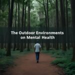 A person walking in a forest, embracing nature’s tranquility for improved mental well-being.