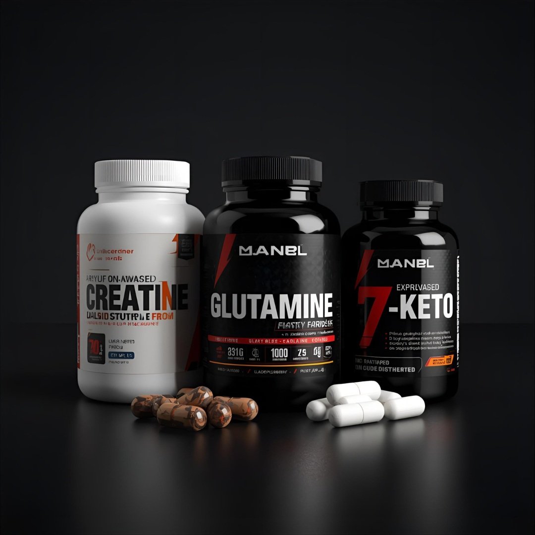 Supplement stack for advanced Supplement stack for advanced fat loss phase (creatine, glutamine, 7-Keto).